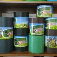 Бордюрная лента 10см*10м черная (ГеоПласт)(4шт)