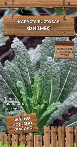 Капуста листовая Фитнес Декоративный огород 0,1г (Поиск)
