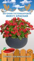 Бегония Фея красная F1 густомахровая однолетник 5шт (премия)