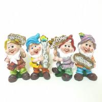 Садовая фигура Гном с табличкой WELCOME в ассортементе SBDSD14 (15*31см) (СС)