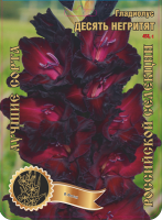 Гладиолус Десять Негритят 458,Фотин Экстра 7шт (Ф)