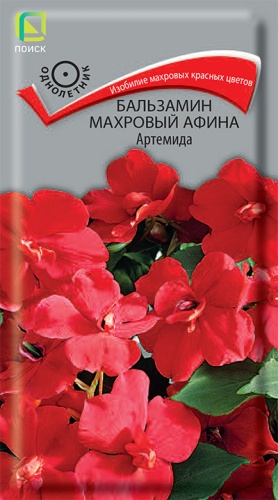 Бальзамин АФИНА Артемида махровый однолетник 5шт (Поиск)