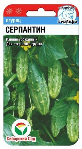 Огурец Серпантин 10шт (Сиб сад)