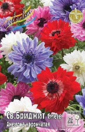 Анемона Св.Бриджит Cмесь 5/6 10шт (Колорлайн)