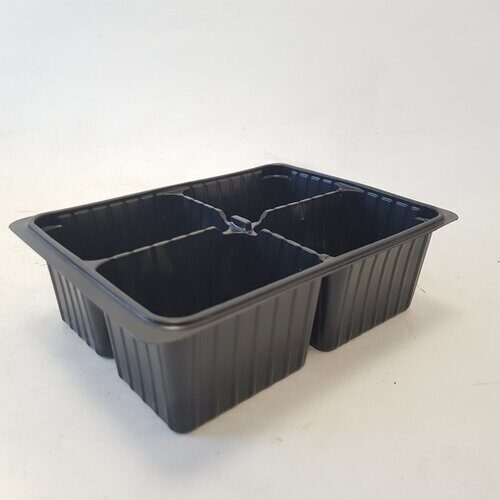 Кассета для рассады 4 яч 8*6 240мл (АгроКом)(200шт) 