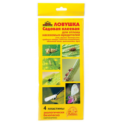 Ловушка от сад вред Желтая 4пластин (Ваше Хоз)(150шт)