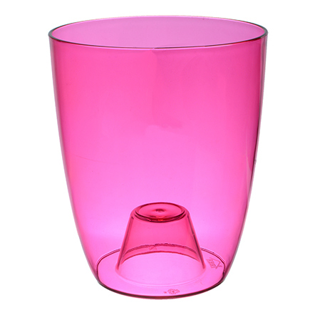 Орхидея Д-12,5см розовый прозрачный 3147 (М-пласт)(24шт) 