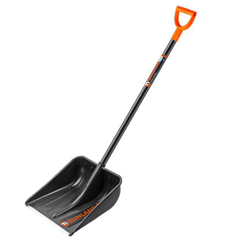 Лопата Снеговая FINLAND 1243-Ч 410*410*1350мм (ЦИ)