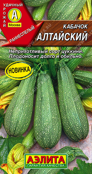 Кабачок Алтайский цуккини 1г (Аэлита)