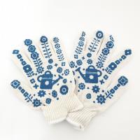 Перчатки х/б Лейки белые ПВХ (10шт)