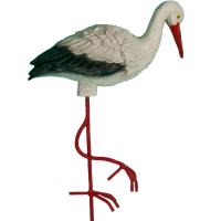 Садовая фигура Аист на железных ногах Малый 12654 (70*34см) (М)