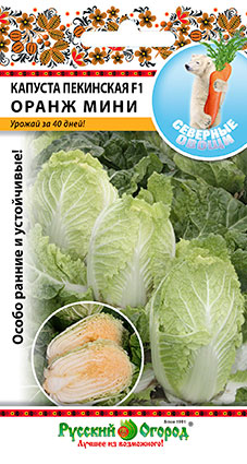 Капуста пекинская Оранж мини F1 50шт (НК)