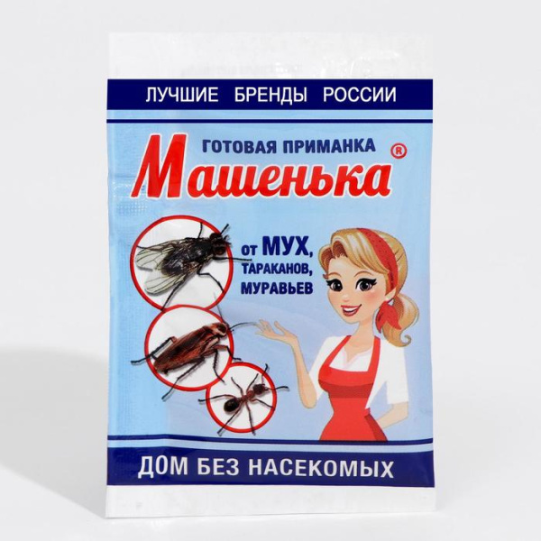 Гранулы Машенька от тарак мурав 10гр (КапиталПрок)(100шт)