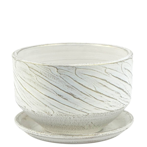 Безе белый жемчуг плошка 3,8л 18см 34-123 (СА)          