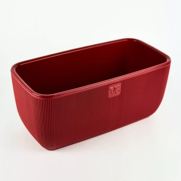 Ящик балконный Фабио 9,5л красный (Крассула)(4шт)