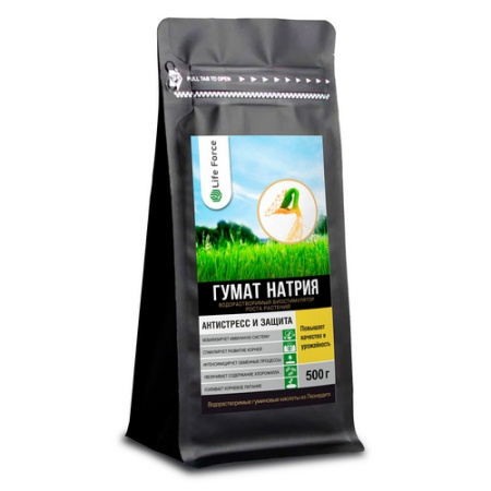 Гумат НАТРИЯ 0,5кг (Лайф Форс)(30шт)