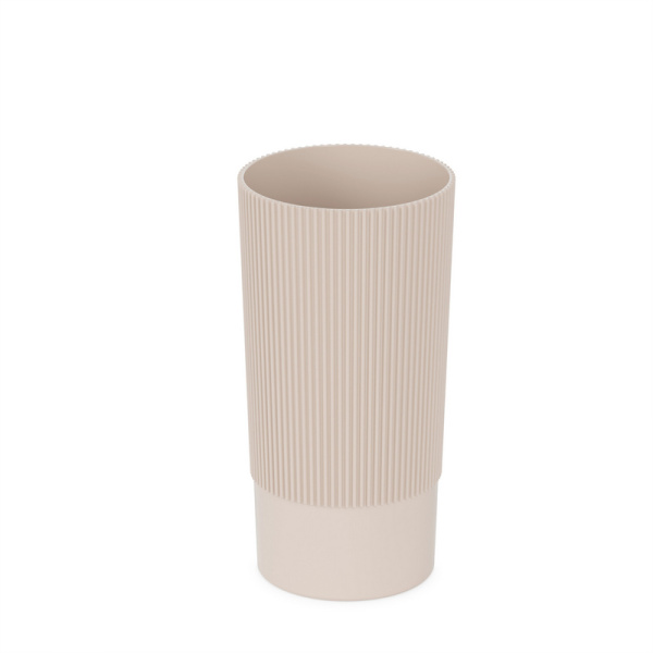 Ваза под срезку Версаль Д10см В20см бежевый М8934 (Альтерн)