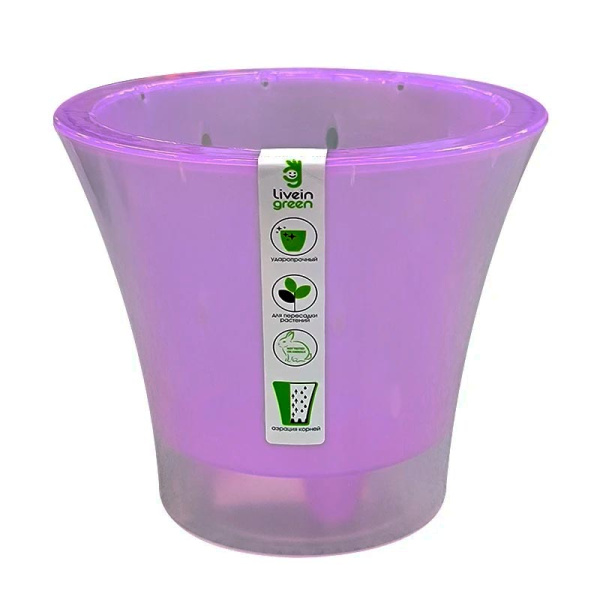 Ванда 3,3л Фиолетовый-прозрачный (Ливингрин)(10шт)