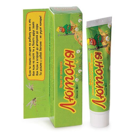 Лютоня крем от комаров 50гр (Ваше Хоз)(60шт) Лютоня крем от комаров 50гр (Ваше Хоз)(60шт)