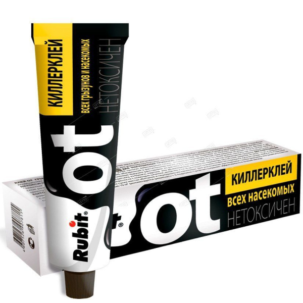 Клей Киллерклей от грызунов и насекомых 135мл Рубит-ОТ (ЛЕТТО)(60шт) Клей Киллерклей от грызунов и насекомых 135мл Рубит-ОТ (ЛЕТТО)(60шт)