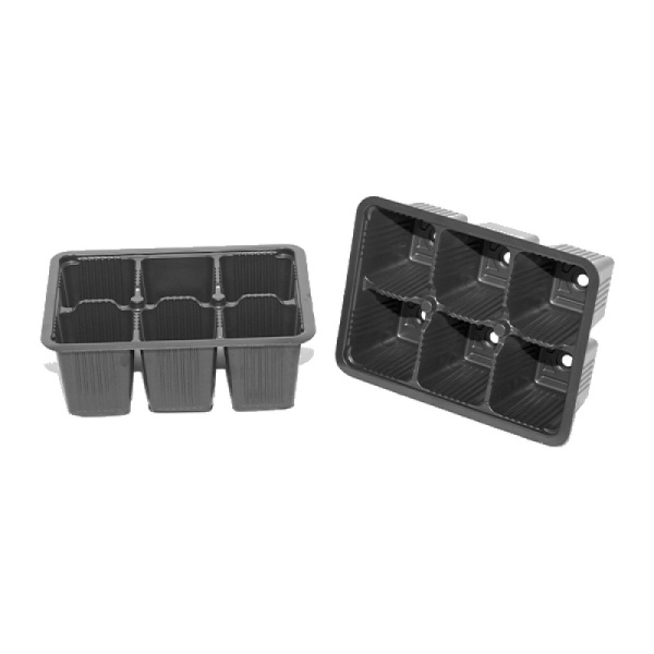 Кассета для рассады 6яч 170мл 17,8*13*6,5 (Амина)(900шт)