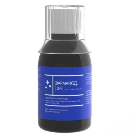 Фармайод 100мл 10% (ФБМ)(28шт)