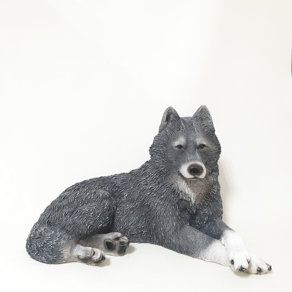 Садовая фигура Волк лежит 11841 (43*63*42см) (ВПС)