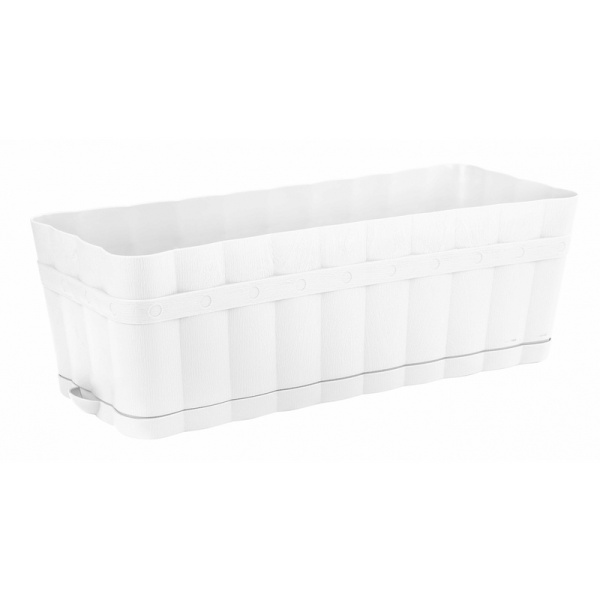 Ящик для цветов Изюминка 12л белый М3356 (Альтерн)(14шт)