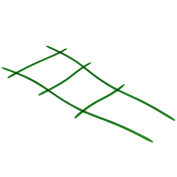 Опора для вьющихся цветов зеленая прозрачная (ВМС)(48шт)