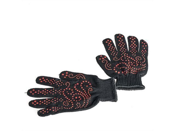 Перчатки х/б Тайна черные ПВХ (10шт)