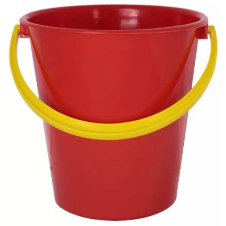 Ведро 5л пласт красное Б0202 (Интерм)