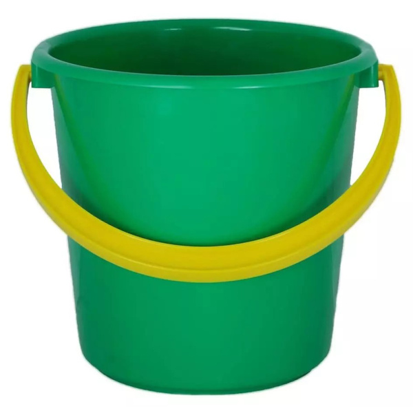 Ведро 3л пластик зеленое Б0101 (Интерм)