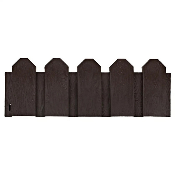 Забор Декоративный Дачник коричневый 3м (6секций) В18см (Мастер Сад)(10шт)