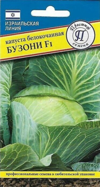 Капуста белокочанная Бузони F1 10шт (Престиж)