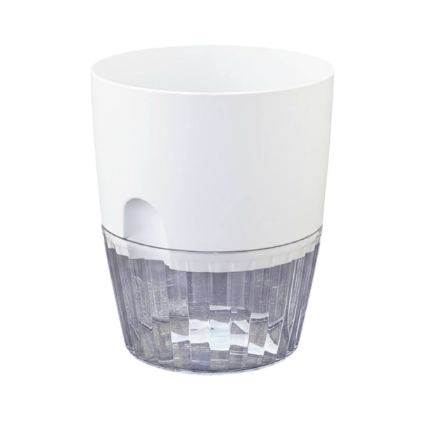 Аквадуэт 1,5л белый с автополивом D13см (5Р)(8шт)