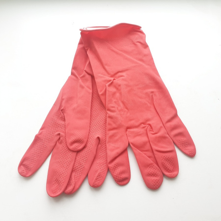 Перчатки резиновые хозяйственные ХL (12шт) (СС)