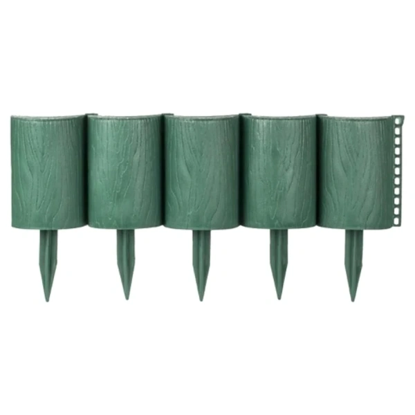 Ограждение Садовый конструктор зеленый 3м (6секций) В15см (Мастер Сад)