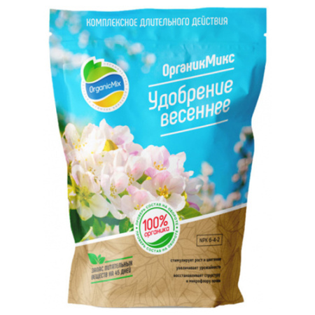 Удобрение Весеннее 200 г (ОрганикМикс)(36шт)