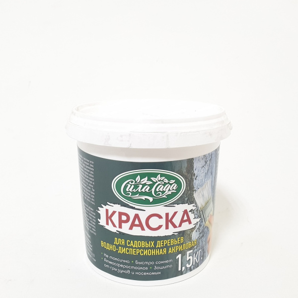 Краска 1,5кг акриловая (Домен)(6шт)