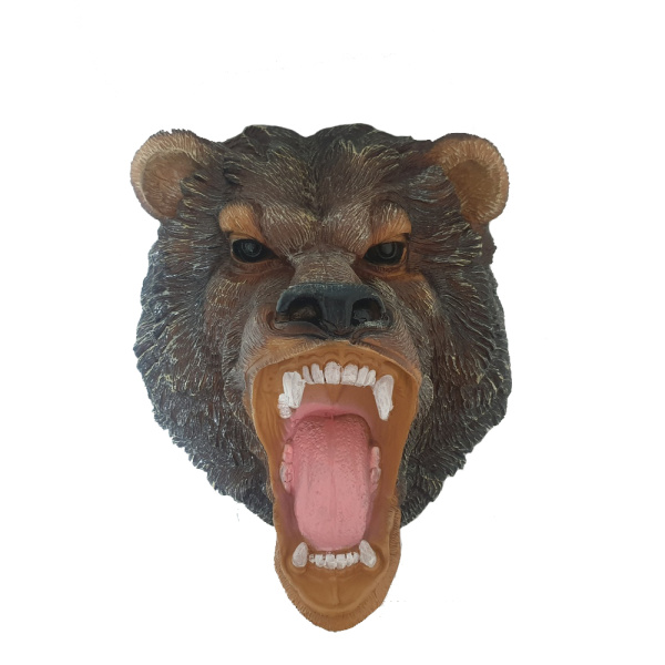 Навесной декор голова медведя 12357 (45см) (ВПС)