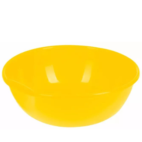 Таз 5л с ручками желтый Р0404 (Интерм)