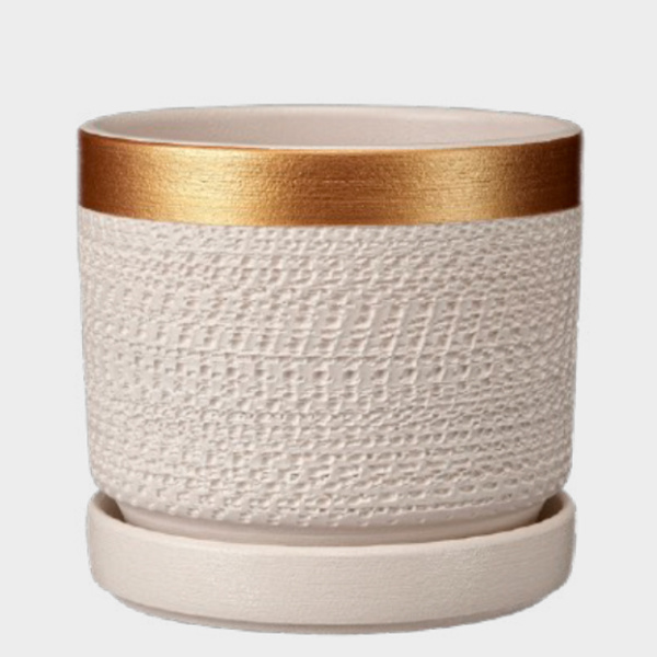 Брюссель №2 белый золото цилиндр 1,5л д15см (Композит)