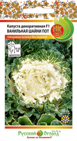 Капуста декор Ванильная шанни пот F1 однолетник 4шт (НК)