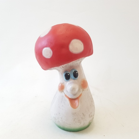 Садовая фигура Гриб рожица смеющийся 12081 (32*19см) (М)